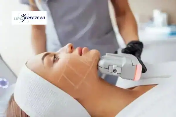 image of HIFU Stoulton treatment in progress.