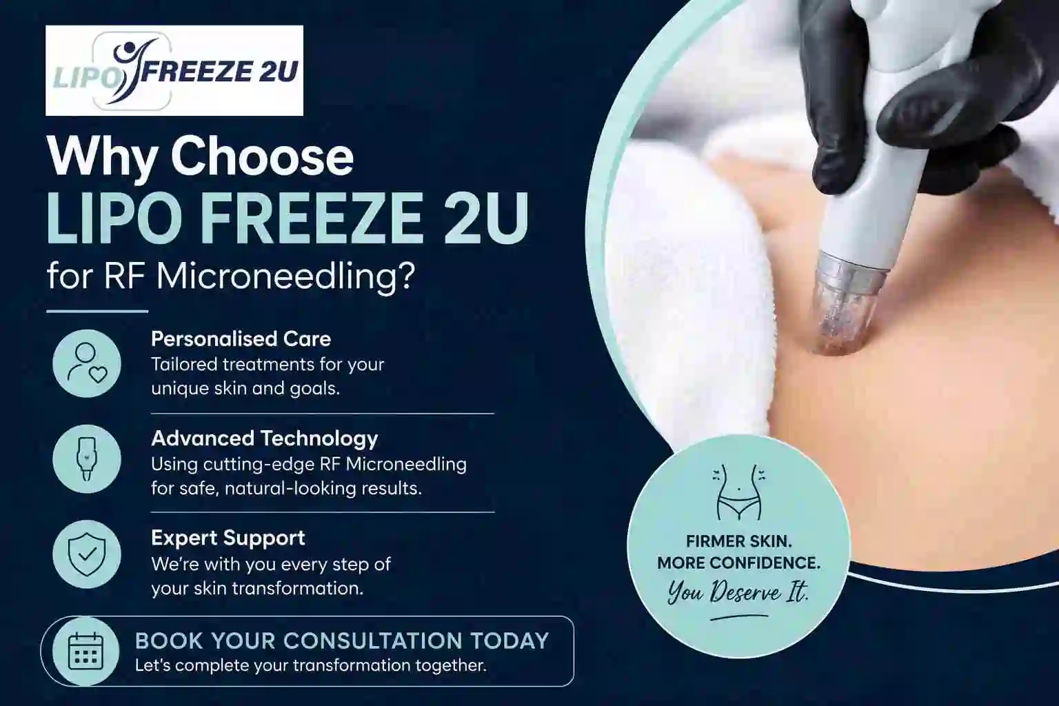 Why Choose LIPO FREEZE 2U for RF Microneedling Stoulton?